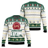 Hooktab Jameson Drink Drank Drunk Ugly Christmas Sweater