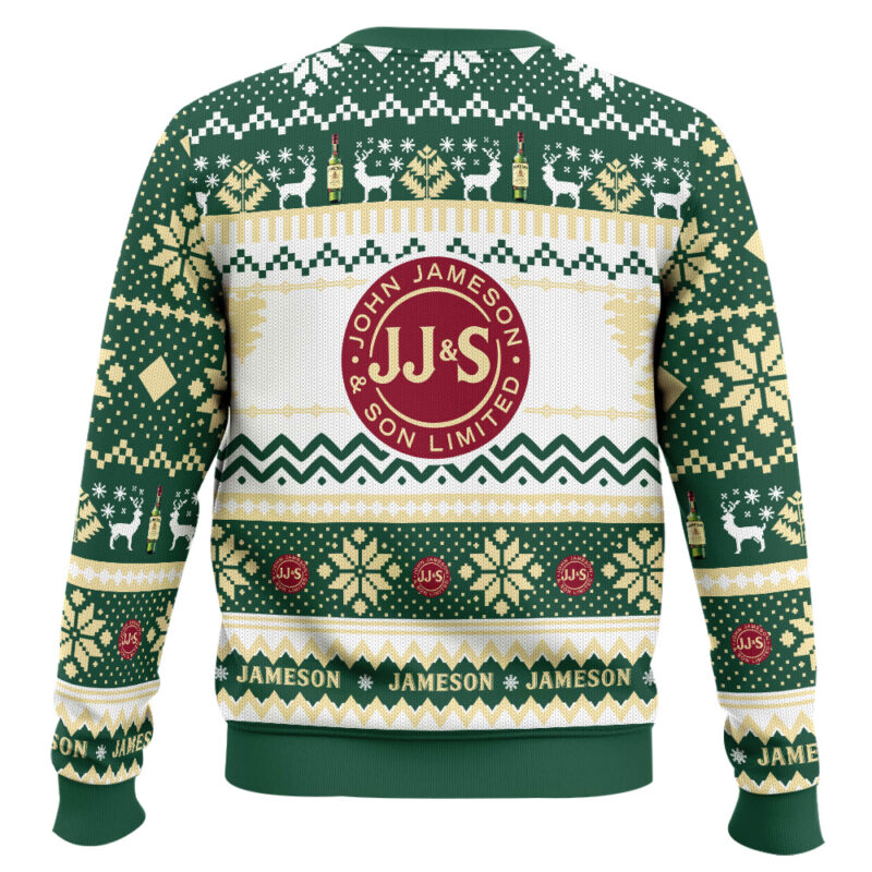 Hooktab Jameson Irish Whisky Ugly Christmas Sweater Hooktab Jameson Irish Whisky Ugly Christmas Sweater