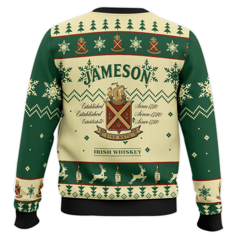 Hooktab Jameson Whisky Ugly Christmas Sweater Hooktab Jameson Whisky Ugly Christmas Sweater