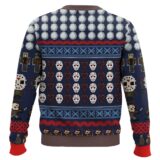 Hooktab Jason Slashing Throug The Snow Friday The 13th Ugly Christmas Sweater