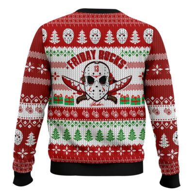 Hooktab Jason Voorhees Have A Killer Day Friday The 13th Ugly Christmas Sweater