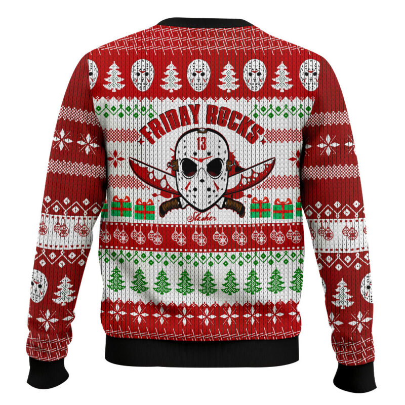 Hooktab Jason Voorhees Have A Killer Day Friday The 13th Ugly Christmas Sweater Hooktab Jason Voorhees Have A Killer Day Friday The 13th Ugly Christmas Sweater