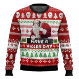 Hooktab Jason Voorhees Have A Killer Day Friday The 13th Ugly Christmas Sweater