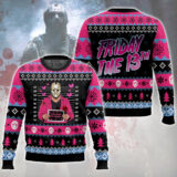 Hooktab Jason Voorhees You Slay My Heart Ugly Christmas Sweater
