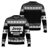 Hooktab Jeep Ugly Christmas Sweater