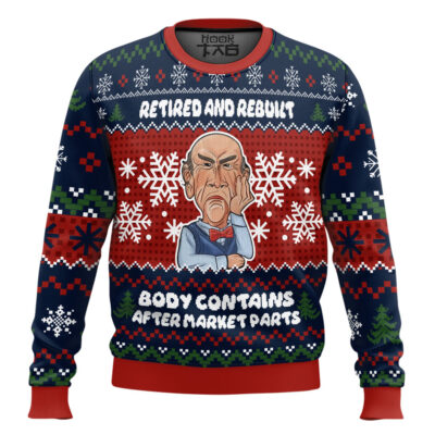 Hooktab Jeff Dunham Retired And Rebuilt Ugly Christmas Sweater