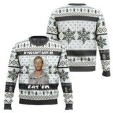 Hooktab Jeffrey Dahmer If You Can’t Beat ‘em Eat ‘em Ugly Christmas Sweater