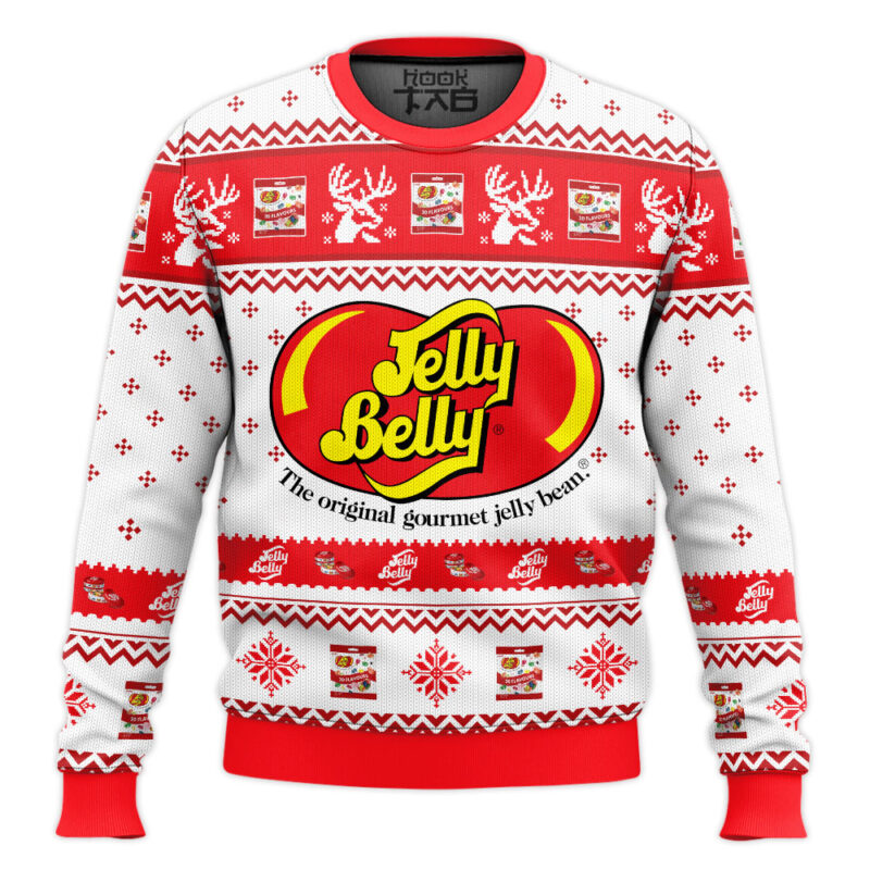 Hooktab Jelly Belly Ugly Christmas Sweater