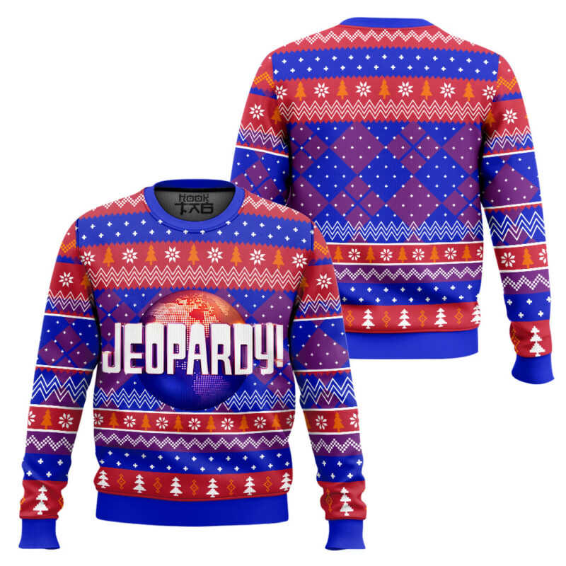Hooktab Jeopardy! Ugly Christmas Sweater Hooktab Jeopardy! Ugly Christmas Sweater
