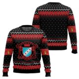 Hooktab Jeppson's Malort American Liqueur Ugly Christmas Sweater
