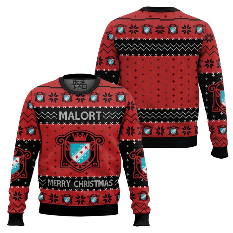 Hooktab Jeppson's Malort Merry Christmas Ugly Christmas Sweater Hooktab Jeppson's Malort Merry Christmas Ugly Christmas Sweater