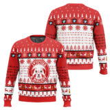 Hooktab Jeppson's Malort Titties Funny Ugly Christmas Sweater