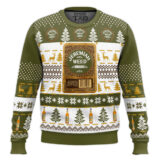 Hooktab Jeremiah Weed Bourbon Ugly Christmas Sweater