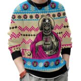 Hooktab Jesus Darth Vader Star Wars Ugly Christmas Sweater