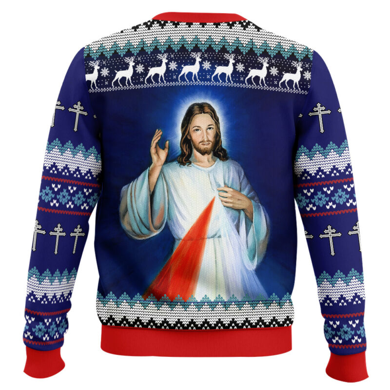 Hooktab Jesus I Trust In You Ugly Christmas Sweater Hooktab Jesus I Trust In You Ugly Christmas Sweater