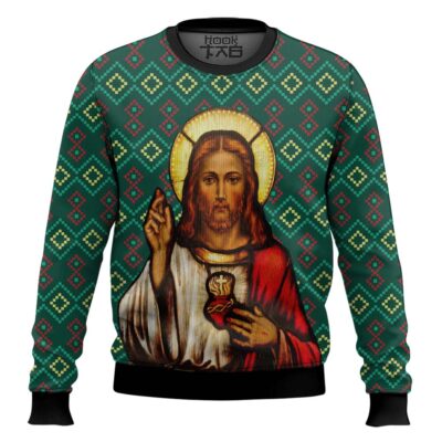Hooktab Jesus Ugly Christmas Sweater