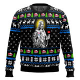 Hooktab Jesus With Coors Light Ugly Christmas Sweater