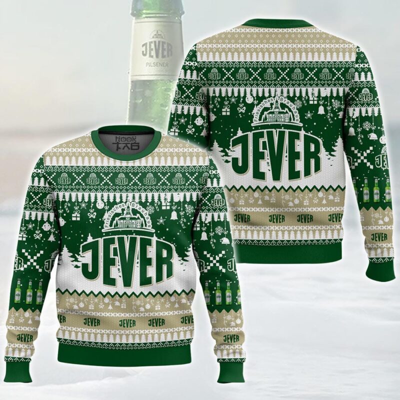 Hooktab Jever German Beer Ugly Christmas Sweater Hooktab Jever German Beer Ugly Christmas Sweater