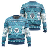 Hooktab Jewish Hanukkah Ugly Christmas Sweater