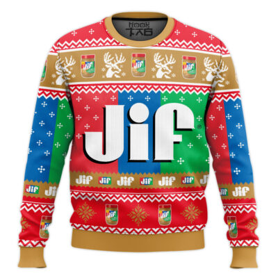 Hooktab Jif Ugly Christmas Sweater