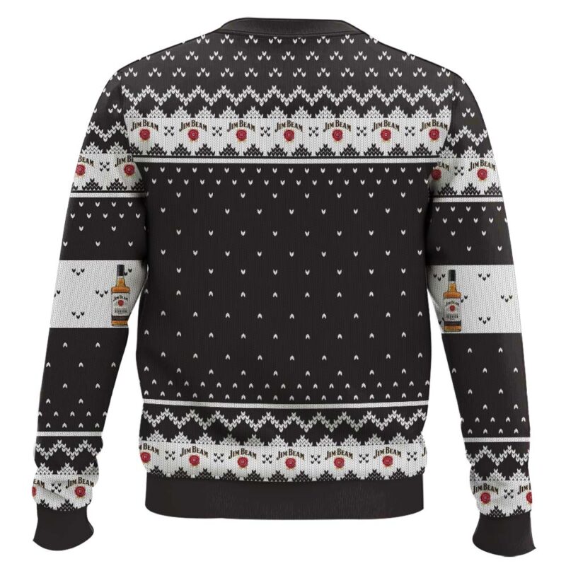 Hooktab Jim Beam Bourbon Ugly Christmas Sweater Hooktab Jim Beam Bourbon Ugly Christmas Sweater