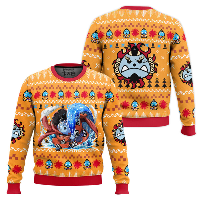 Hooktab Jinbe One Piece Ugly Christmas Sweater Hooktab Jinbe One Piece Ugly Christmas Sweater