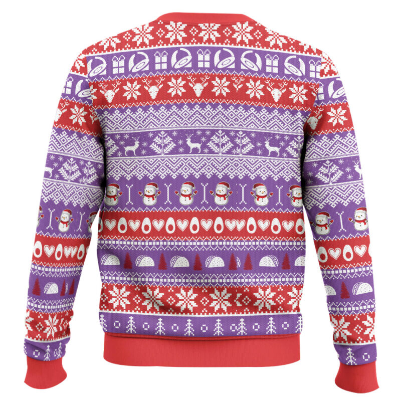 Hooktab Jingle Bells Taco Shells Ugly Christmas Sweater Hooktab Jingle Bells Taco Shells Ugly Christmas Sweater