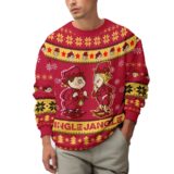Hooktab Jingle Jangle The Year Without A Santa Claus Ugly Christmas Sweater
