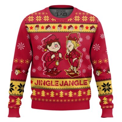 Hooktab Jingle Jangle The Year Without A Santa Claus Ugly Christmas Sweater