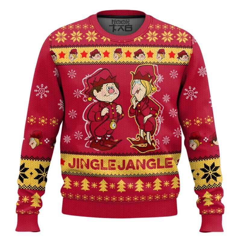 Hooktab Jingle Jangle The Year Without A Santa Claus Ugly Christmas Sweater
