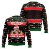 Hooktab Joe Exotic Merry Christmas Tiger King Ugly Christmas Sweater