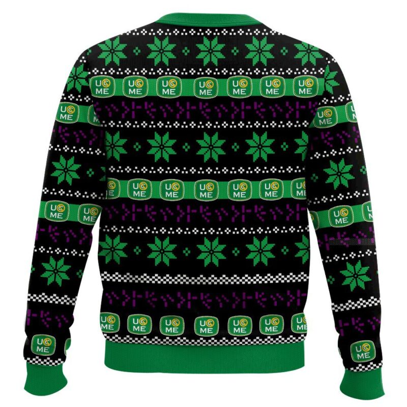 Hooktab John Cena You Can't See Me WWE Ugly Christmas Sweater Hooktab John Cena You Can't See Me WWE Ugly Christmas Sweater