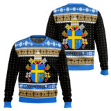 Hooktab John Paul II Coat Of Arms Ugly Christmas Sweater