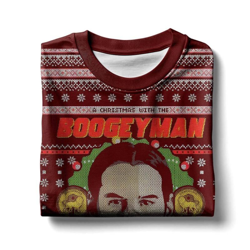Hooktab John Wick The Boogeyman Ugly Christmas Sweater Hooktab John Wick The Boogeyman Ugly Christmas Sweater