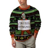Hooktab Joker Jingle Bells Batman Smells Ugly Christmas Sweater