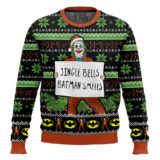 Hooktab Joker Jingle Bells Batman Smells Ugly Christmas Sweater