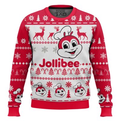 Hooktab Jollibee Ugly Christmas Sweater