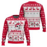 Hooktab Jollibee Ugly Christmas Sweater