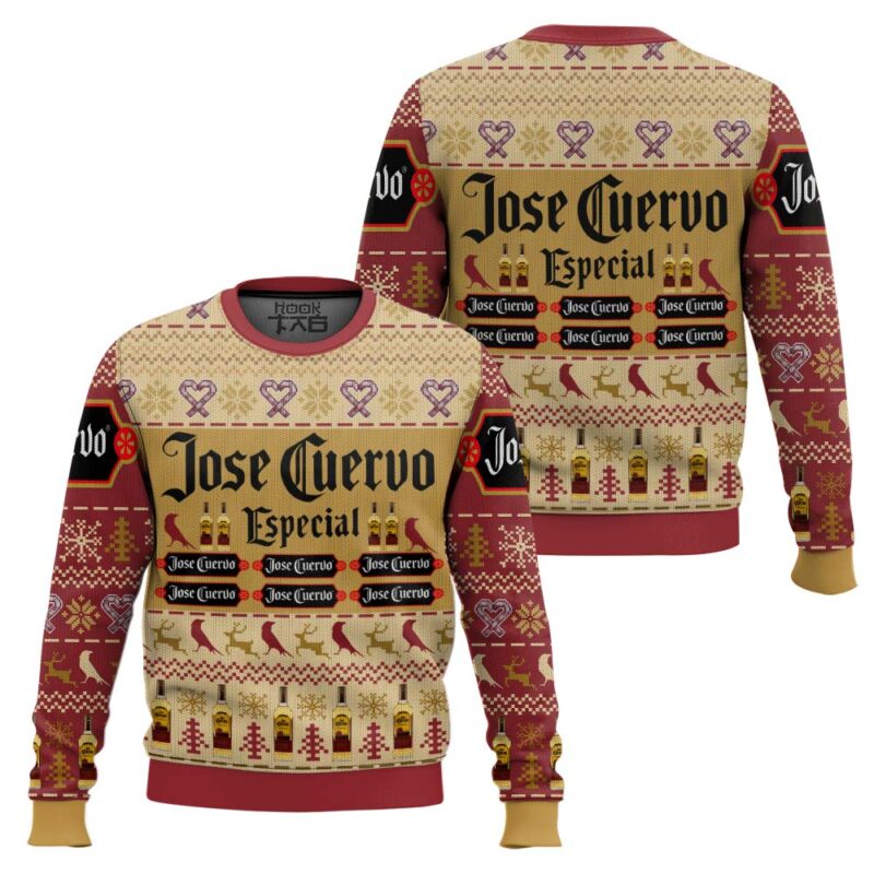 Hooktab Jose Cuervo Especial Ugly Christmas Sweater Hooktab Jose Cuervo Especial Ugly Christmas Sweater