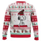 Hooktab Joy Of Giving The Charlie Brown and Snoopy Show Ugly Christmas Sweater