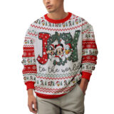 Hooktab Joy To The World Ugly Christmas Sweater