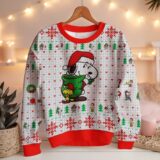 Hooktab Joyful Moment The Charlie Brown and Snoopy Show Ugly Christmas Sweater