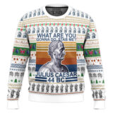 Hooktab Julius Caesar Ugly Christmas Sweater