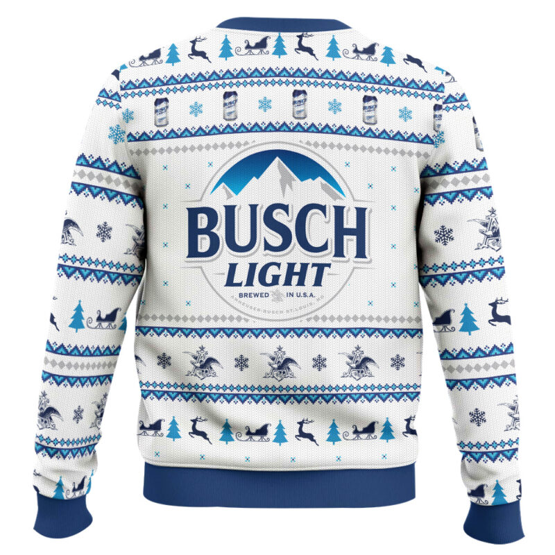 Hooktab Just Busch Light Ugly Christmas Sweater Hooktab Just Busch Light Ugly Christmas Sweater