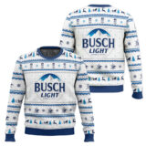 Hooktab Just Busch Light Ugly Christmas Sweater