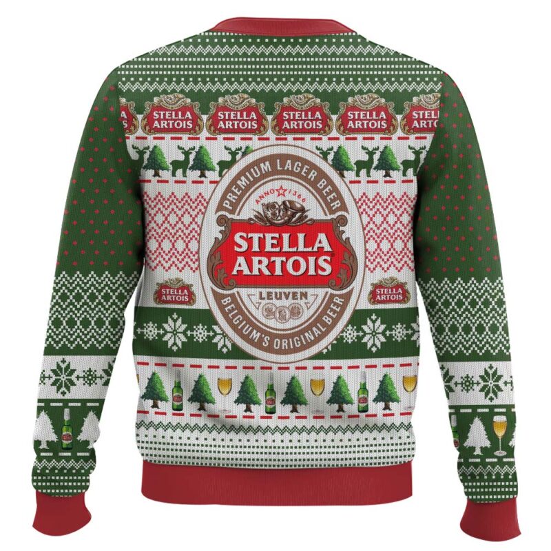 Hooktab Just Stella Artois Ugly Christmas Sweater Hooktab Just Stella Artois Ugly Christmas Sweater