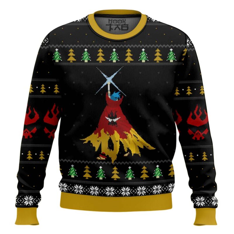 Hooktab Kamina Gurren Lagann Ugly Christmas Sweater