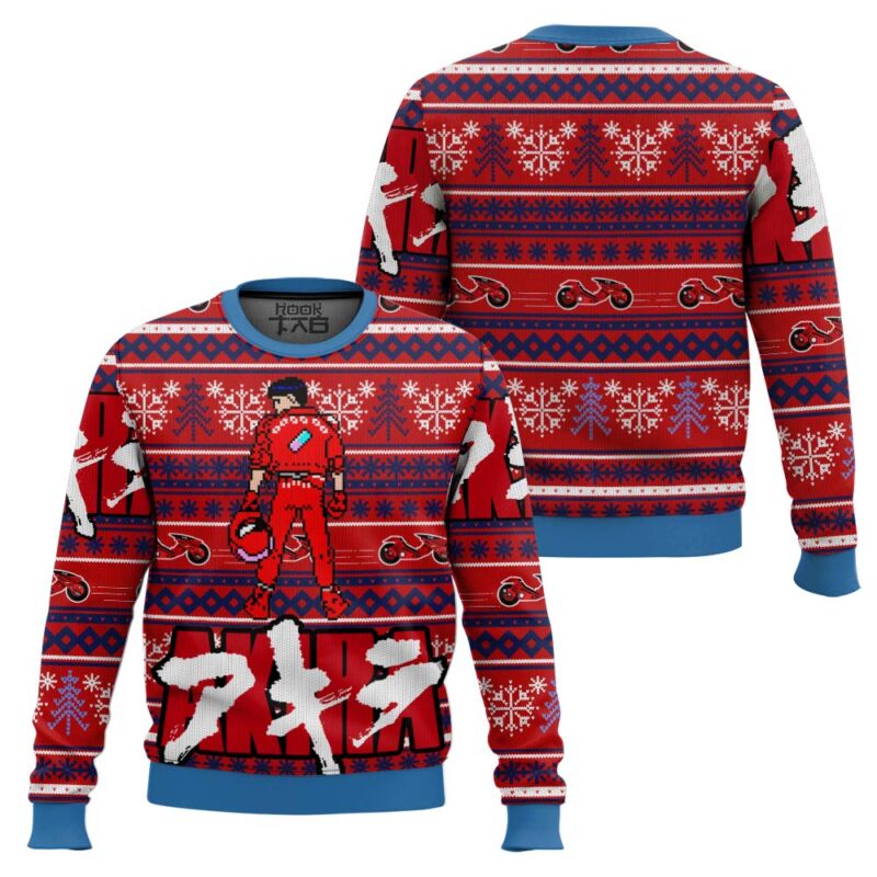 Hooktab Kaneda Akira Ugly Christmas Sweater Hooktab Kaneda Akira Ugly Christmas Sweater