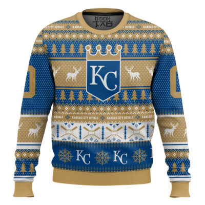 Hooktab Kansas City Royals - Custom Name And Number Ugly Sweater