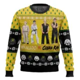 Hooktab Karate Kid vs Cobra Kai Ugly Christmas Sweater